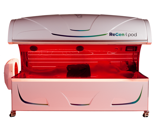 ReGen Pod Q8 + VibroAcoustic, lid open